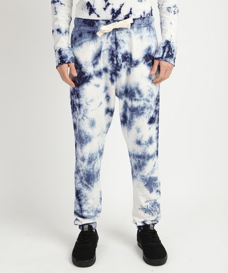 Calca-de-Moletom-Masculina-Jogger-Estampada-Tie-Dye-com-Cordao-Azul-9958646-Azul_1 Calca-de-Moletom-Masculina-Jogger-Estampada-Tie-Dye-com-Cordao-Azul-9958646-Azul_1