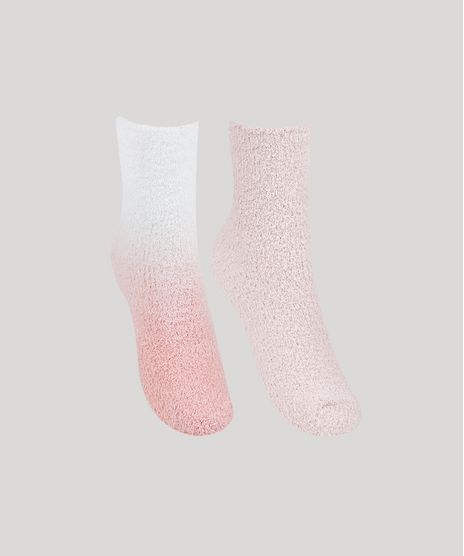 Kit-de-2-Meias-de-Inverno-Femininas-Cano-Alto-Felpada-Rosa-9837843-Rosa_1