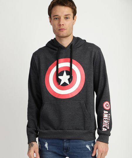 Blusao-Masculino-Capitao-America-em-Moletom-com-Capuz-e-Bolso-Canguru--Cinza-9956618-Cinza_1 Blusao-Masculino-Capitao-America-em-Moletom-com-Capuz-e-Bolso-Canguru--Cinza-9956618-Cinza_1