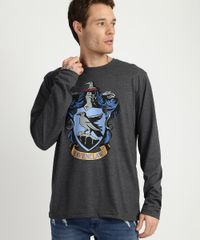 Camiseta-Masculina--Ravenclaw--Harry-Potter-Manga-Longa-Gola-Careca-Cinza-9957537-Cinza_1
