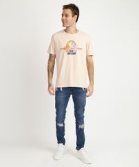 Camiseta-Masculina--Be-Mine--Ursinhos-Carinhosos-Manga-Curta-Gola-Rosa-9957595-Rosa_3