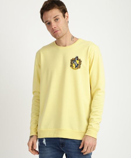 Blusao-de-Moletom-Masculino-Hufflepouf-Harry-Potter-Gola-Careca-Amarelo-9956328-Amarelo_1