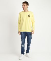 Blusao-de-Moletom-Masculino-Hufflepouf-Harry-Potter-Gola-Careca-Amarelo-9956328-Amarelo_3