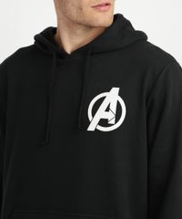 Blusao-de-Moletom-Masculino-Avengers-com-Capuz-e-Bolso-Canguru--Preto-9956617-Preto_4