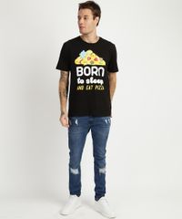 Camiseta-Masculina-Ursinhos-Carinhosos-e-Pizza-Manga-Curta-Gola-Careca-Preta-9957593-Preto_3