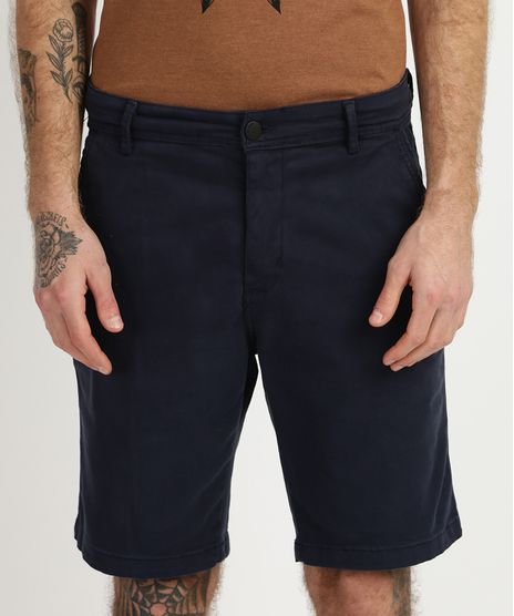 Bermuda-Masculina-de-Sarja-Slim-Chino-Azul-Marinho-9942071-Azul_Marinho_1