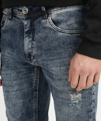 Calca-Jeans-Masculina-Skinny-Destroyed-com-Bolsos-Azul-Claro-9949987-Azul_Claro_4