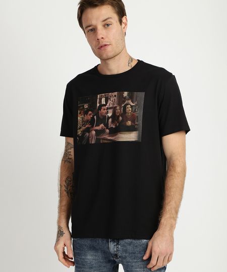 Camiseta-Masculina-Friends-Manga-Curta-Gola-Careca--Preta-9956608-Preto_1