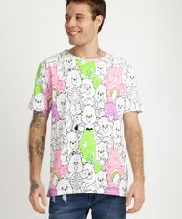 Camiseta-Masculina-Ursinhos-Carinhosos-Manga-Curta-Gola-Branca-9957591-Branco_1