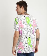 Camiseta-Masculina-Ursinhos-Carinhosos-Manga-Curta-Gola-Branca-9957591-Branco_2