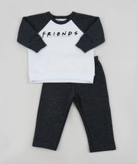Conjunto-de-Moletom-Infantil-Friends-Camiseta-Manga-Longa-Off-White---Calca-Cinza-Mescla-Escuro-9958072-Cinza_Mescla_Escuro_1