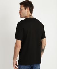 Camiseta-Masculina-Rafike-Rei-Leao--Positive-Vibes--Manga-Curta-Gola-Careca--Preta-9941980-Preto_2