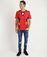 Camiseta-Masculina-Homem-de-Ferro-Manga-Curta-Gola-Careca-Vermelha-9957586-Vermelho_3