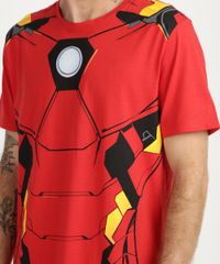 Camiseta-Masculina-Homem-de-Ferro-Manga-Curta-Gola-Careca-Vermelha-9957586-Vermelho_4