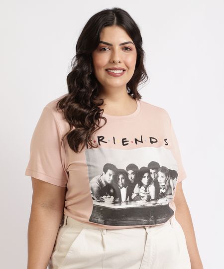 Blusa-Feminina-Plus-Size-Friends-Manga-Curta-Decote-Redondo-Rosa-Claro-9957187-Rosa_Claro_1