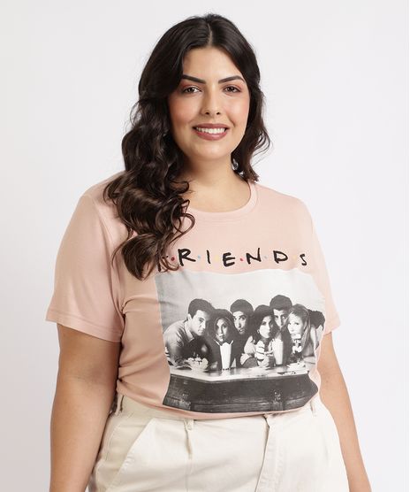 Blusa-Feminina-Plus-Size-Friends-Manga-Curta-Decote-Redondo-Rosa-Claro-9957187-Rosa_Claro_1