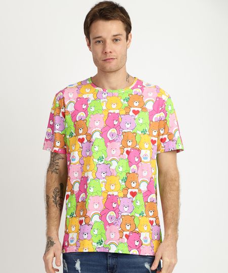 Camiseta-Masculina-Ursinhos-Carinhosos-Manga-Curta-Gola-Branca-9957592-Branco_1