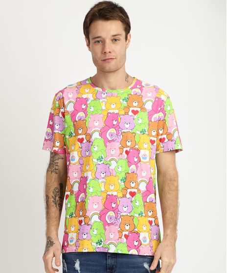 Camiseta-Masculina-Ursinhos-Carinhosos-Manga-Curta-Gola-Branca-9957592-Branco_1