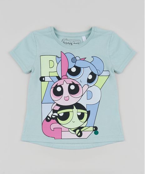 Blusa-Infantil-As-Meninas-Super-Poderosas-Manga-Curta-Verde-9960024-Verde_1