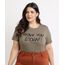 Blusa-Feminina-Plus-Size-Friends-Manga-Curta-Decote-Redondo-Bege-Escuro-9957186-Bege_Escuro_1