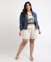 Jaqueta-Jeans-Feminina-Plus-Size-com-Recortes-e-Bolsos-Azul-Escuro-9959826-Azul_Escuro_3