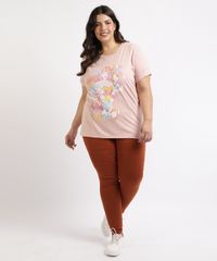 Blusa-Feminina-Plus-Size-Mulher-Maravilha-Manga-Curta-Decote-Redondo-Rosa-9960041-Rosa_3
