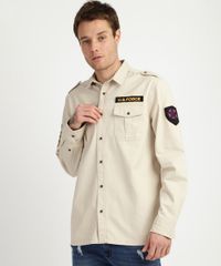 Camisa-de-Sarja-Masculina-Overshirt-Bege-9834863-Bege_1