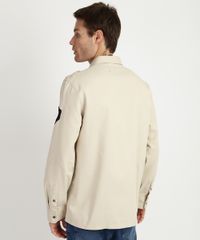 Camisa-de-Sarja-Masculina-Overshirt-Bege-9834863-Bege_2