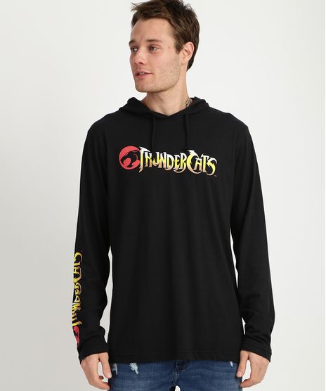 Camiseta-Masculina-Thundercats-com-Capuz-Manga-longa-Preta-9956624-Preto_1