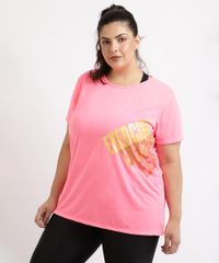 Blusa-Feminina-Plus-Size-Ace-Esporte--exercesse--Manga-Curta-Decote-Redondo--Rosa-Neon-9959106-Rosa_Neon_1