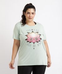Blusa-Feminina-Plus-Size-Ace-Esporte-Flor-de-Lotus-Manga-Curta-Decote-Redondo--Verde-Claro-9959111-Verde_Claro_1