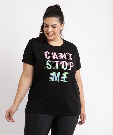 Blusa-Feminina-Plus-Size-Ace-Esporte--cant-stop-me--Manga-Curta-Decote-Redondo--Preta-9959102-Preto_1