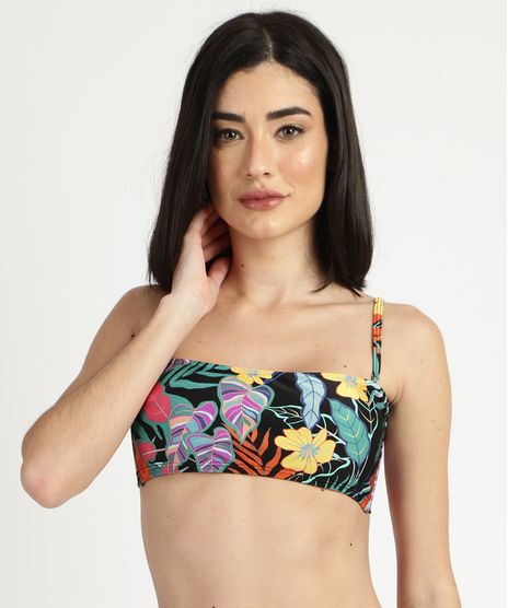 Biquini-Top-Faixa-Estampado-Floral-com-Bojo-e-Alcas-Removiveis-Preto-9949911-Preto_1