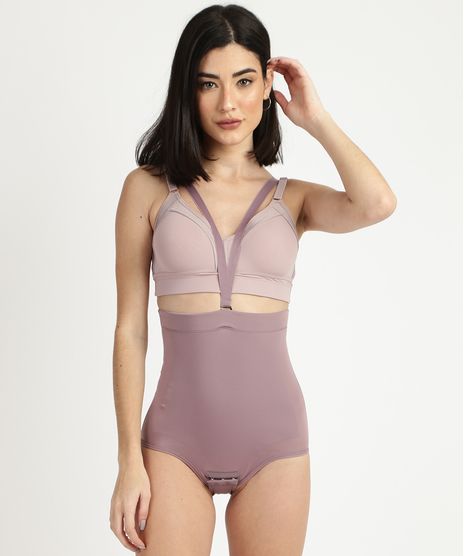 Cinta-Feminina-Dilady-Zero-Barriga-com-Alcas-Plus-Size-em-Microfibra-Lilas-9961158-Lilas_1
