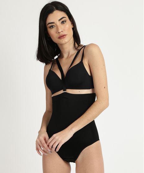 Cinta-Feminina-Dilady-Zero-Barriga-com-Alcas-Plus-Size-em-Microfibra-Preta-9961158-Preto_1