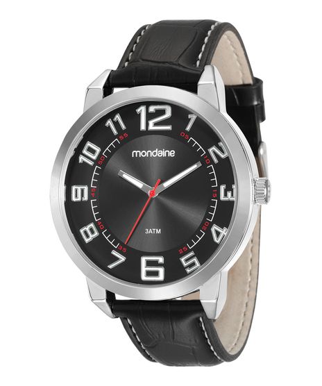 Kit-de-Relogio-Analogico-Mondaine-Masculino---Carteira-de-Couro---83299G0MKNH1KA-Prateado-8344919-Prateado_1