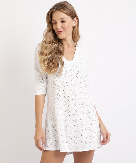 Vestido-Feminino-Curto-em-Laise-Manga-Longa-Branco-9923972-Branco_1