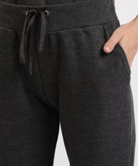 Calca-de-Moletom-Feminina-Basica-Jogger-Cintura-Media-com-Bolsos--Cinza-Mescla-Escuro-9948942-Cinza_Mescla_Escuro_4 Calca-de-Moletom-Feminina-Basica-Jogger-Cintura-Media-com-Bolsos--Cinza-Mescla-Escuro-9948942-Cinza_Mescla_Escuro_4