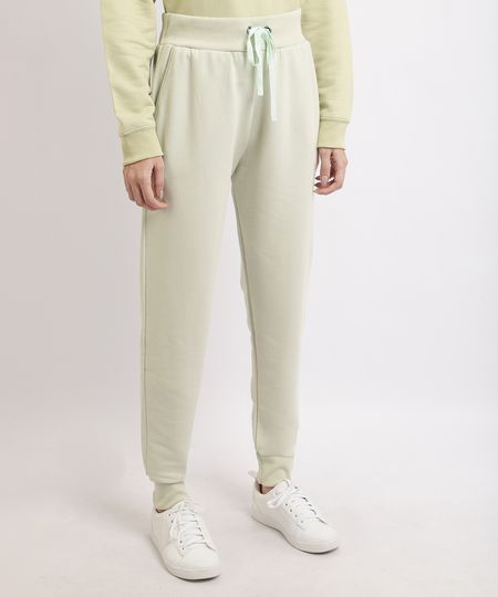 Calca-de-Moletom-Feminina-Basica-Jogger-Cintura-Media-com-Bolsos-Verde-Claro-9948942-Verde_Claro_1 Calca-de-Moletom-Feminina-Basica-Jogger-Cintura-Media-com-Bolsos-Verde-Claro-9948942-Verde_Claro_1