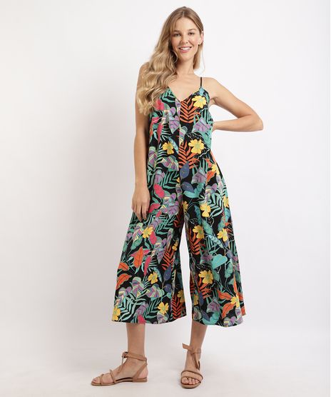 Macacao-Feminino-Pantacourt-Estampado-Floral-Alca-Fina-Multicor-9950864-Multicor_1