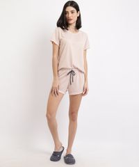 Pijama-Feminino-Estampada-de-Estrelas-Manga-Curta-e-Decote-Redondo-Rosa-9951114-Rosa_3