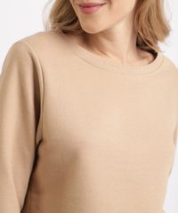 Blusao-de-Moletom-Feminino-Basico-Decote-Redondo-Bege-Escuro-9953150-Bege_Escuro_4