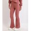 Calca-Feminina-Basica-Flare-Cintura-Alta-Canelada-Rosa-Escuro-9950163-Rosa_Escuro_1