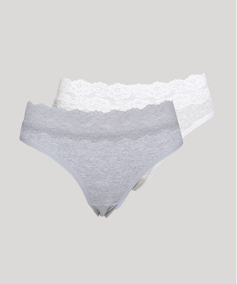 Kit-de-2-Biquini-em-Malha-com-Renda-Cinza-9956912-Cinza_1