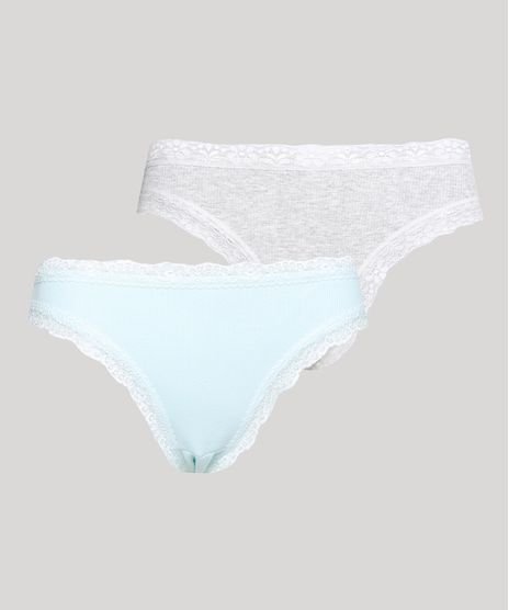 Kit-de-2-Calcinhas-Calecon-em-Malha-com-Renda-Multicor-9956915-Multicor_1