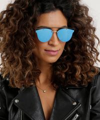 Oculos-de-Sol-Redondo-Espelhado-Feminino-Oneself-Preto-8759601-Preto_2