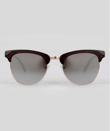 Oculos-de-Sol-Quadrado-Espelhado-Feminino-Oneself-Marrom-8759592-Marrom_1