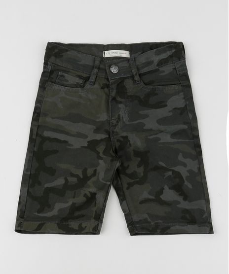 Bermuda-de-Sarja-Infantil-Estampada-Camuflada-Verde-9953662-Verde_1