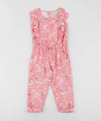 Macacao-Infantil-Longo-e-Estampado-Floral-Manga-Curta--Rosa-9955029-Rosa_1