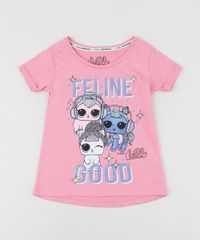 Blusa-Infantil--Feline-Good--Lol-Surprise-Manga-Curta-Rosa-9956260-Rosa_1